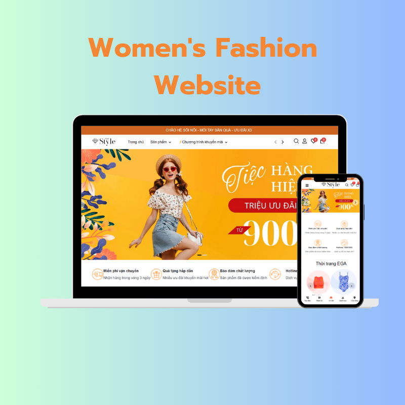 Thời trang nữ - Sàn giao dịch Website chính thức của hàng ngàn kỹ thuật Dev trên toàn quốc